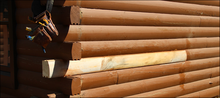 Log Home Damage Repair  Willard,  North Carolina